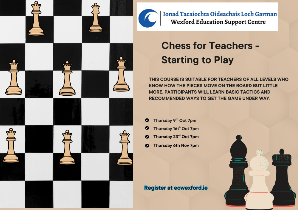 chess for teachers starting to play