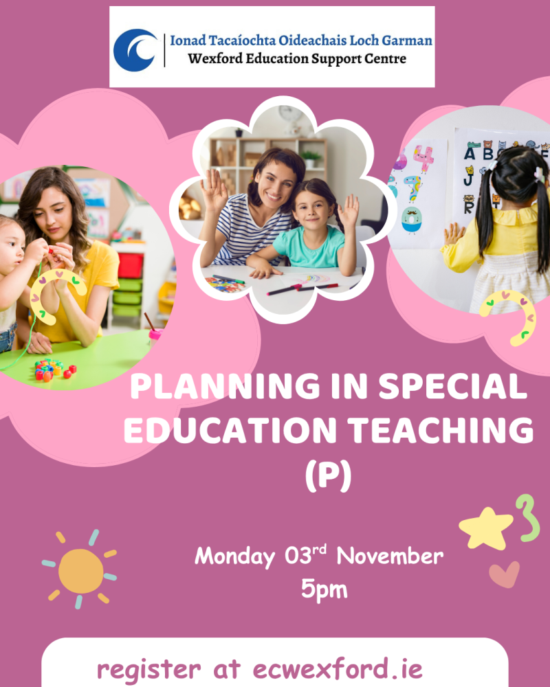planning in special education training
