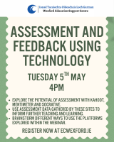 Assessment and Feedback Using Technology