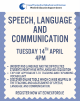 Speech, Language and Communication