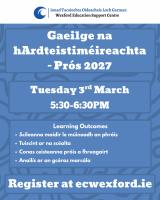 Gaeilge na hArdteistiméireachta - Prós 2027