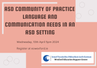 ASD COP - Language and Communication Needs in an ASD Setting