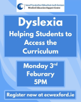 Dyslexia- Helping Students to Access the Curriculum (P/PP) Workshop 2