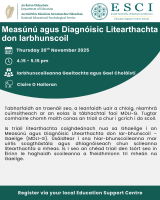 Measúnú agus Diagnóisic Litearthachta don Iarbhunscoil