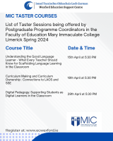 Digital Pedagogy: Supporting Students as Digital Learners in the Classroom (MIC Course taster)