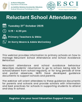 Reluctant School Attendance Webinar (Primary Schools)