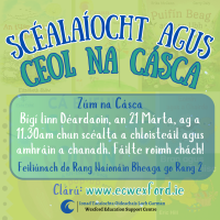 In-Class Webinar - Scealaíocht agus Ceol na Cásca