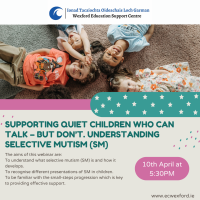 Supporting Quiet Children Who Can Talk – But Don’t. Understanding Selective Mutism