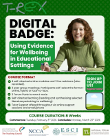 T-Rex Digital Badge - Using Evidence for Wellbeing in Educational Settings