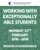 Working with Exceptionally Able (Gifted) Students 